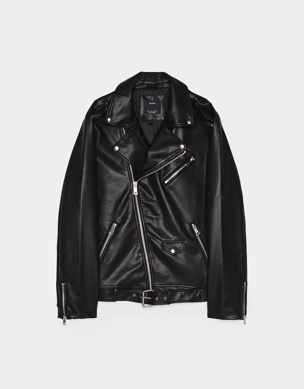 Faux leather biker jacket 5 Faux leather biker jacket