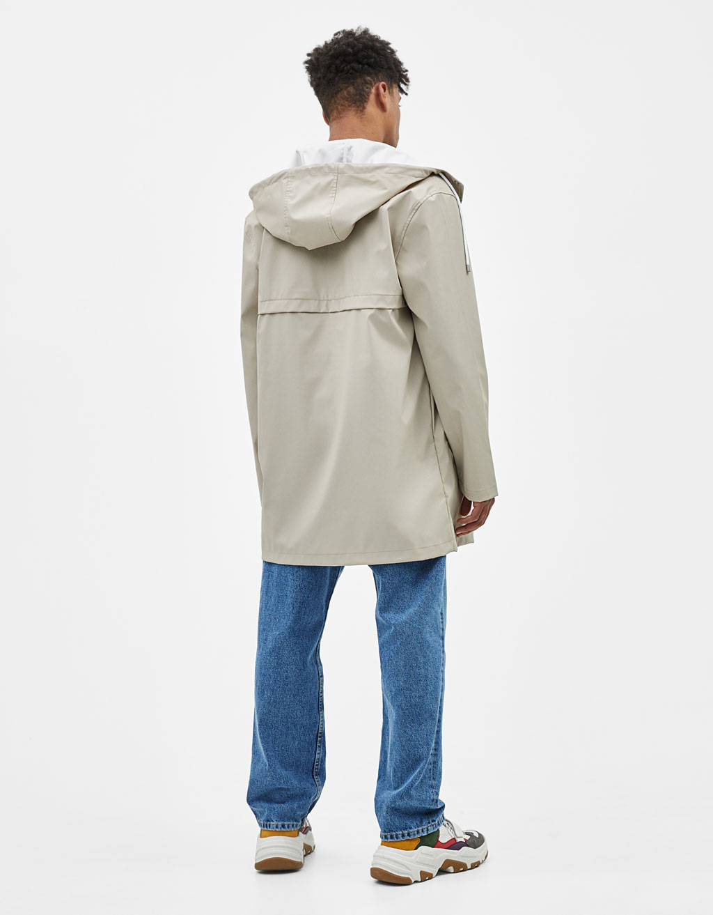 Raincoat with slogan print 2 Raincoat with slogan print