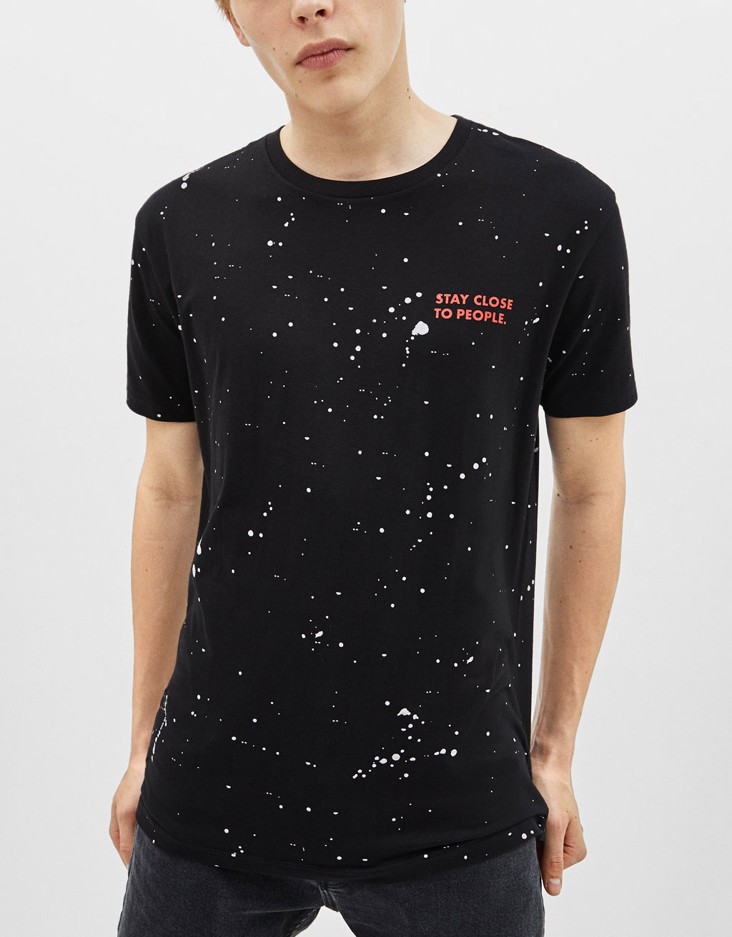 Black Paradise Slogan T-Shirt 1 Black Paradise Slogan T-Shirt