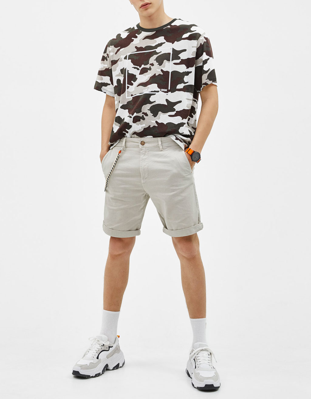 Pale Blue Drawstring Waist Jersey Shorts 1 Pale Blue Drawstring Waist Jersey Shorts