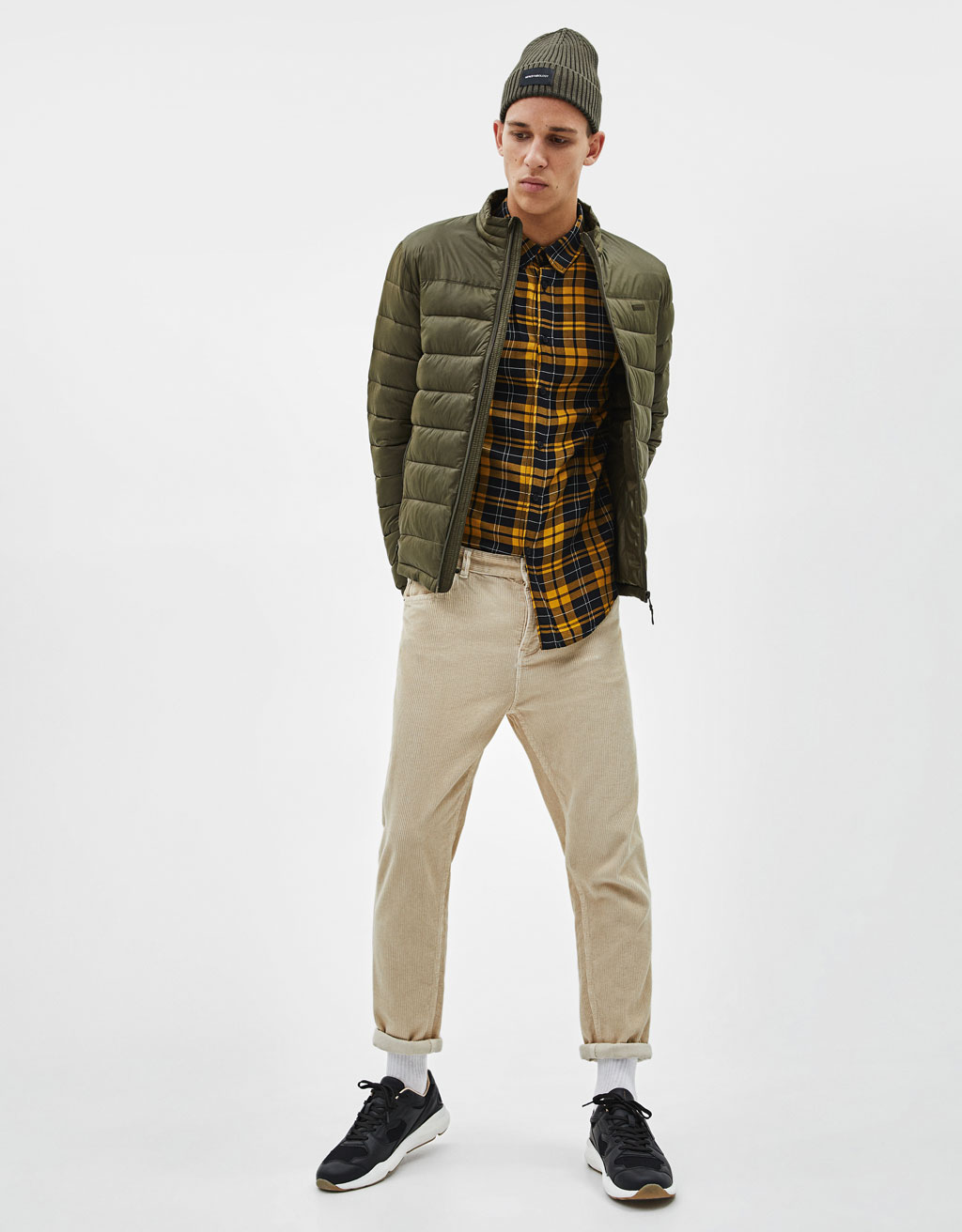 Khaki puffer jacket 2 Khaki puffer jacket