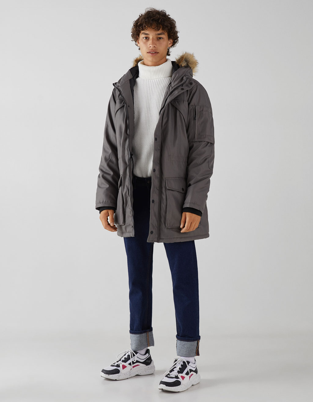 Parka with hood 1 Parka with hood