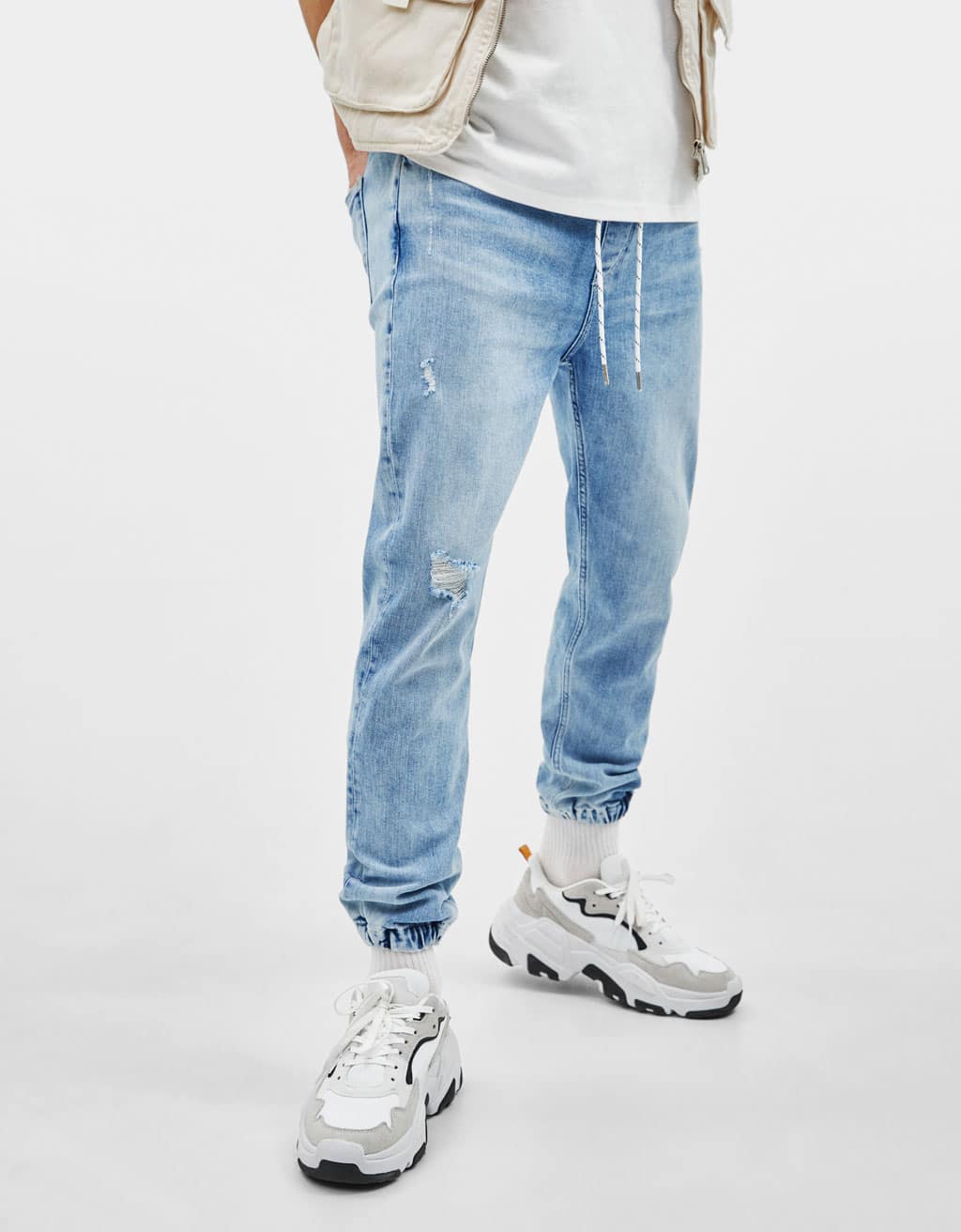 Denim sweatpants 1 Denim sweatpants